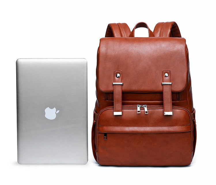 Custom PU Leather Bag Backpack for Moms & Dads