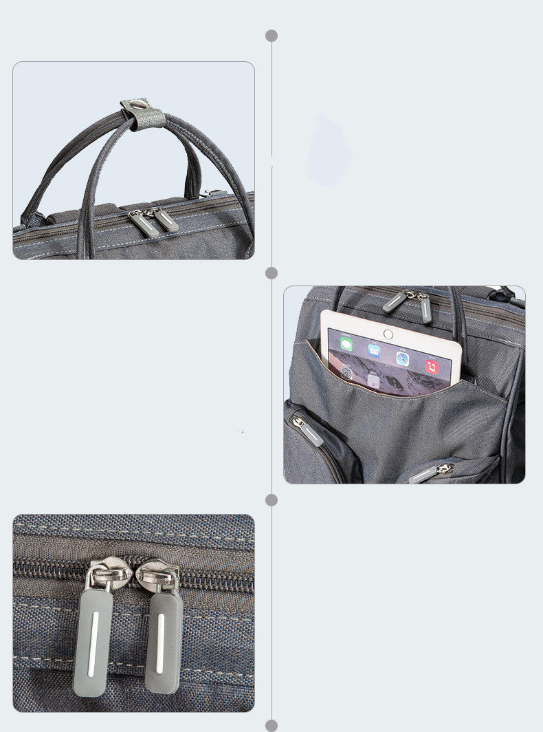 Portable 3-in-1 Diaper Bag with Changing Station - Change & Go -