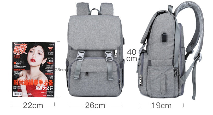 Backpack Mom and Dad Bag – Large Capacity, Durable & Stylish Diaper Backpack for Travel and Daily Use