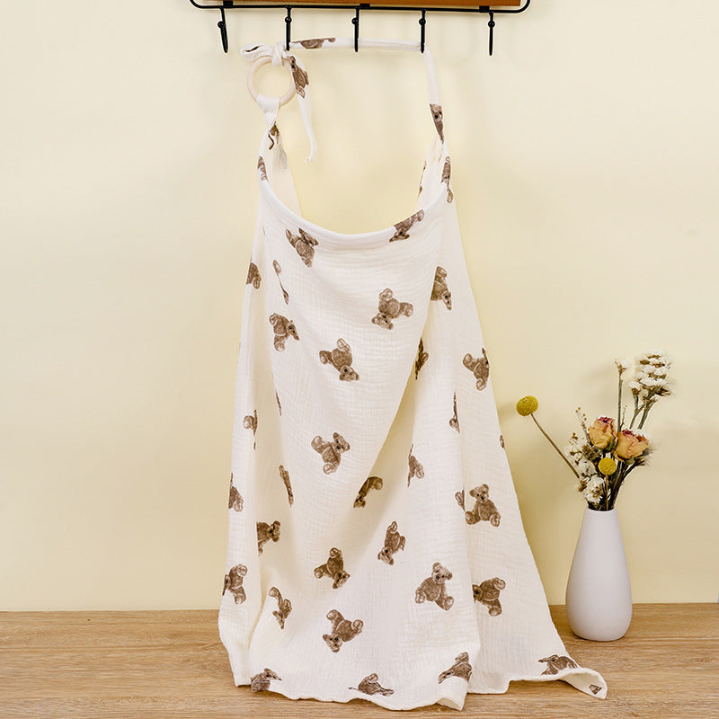 Cotton Nursing Cover Blanket – Soft Privacy On-the-Go