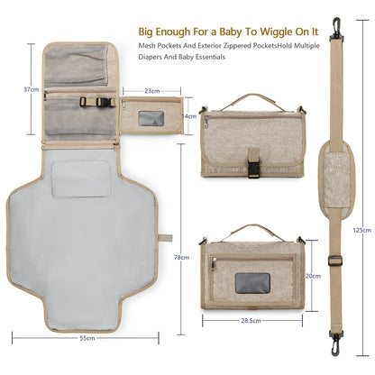 Portable Baby Changing Pad – Waterproof, Lightweight & Foldable Diaper Changing Station for On-the-Go Parents