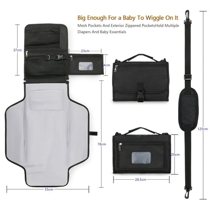 Portable Baby Changing Pad – Waterproof, Lightweight & Foldable Diaper Changing Station for On-the-Go Parents