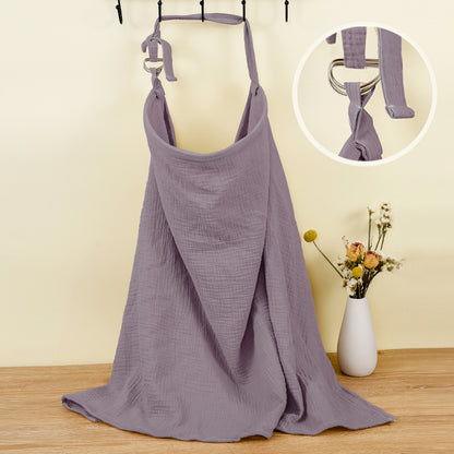 Cotton Nursing Cover Blanket – Soft Privacy On-the-Go