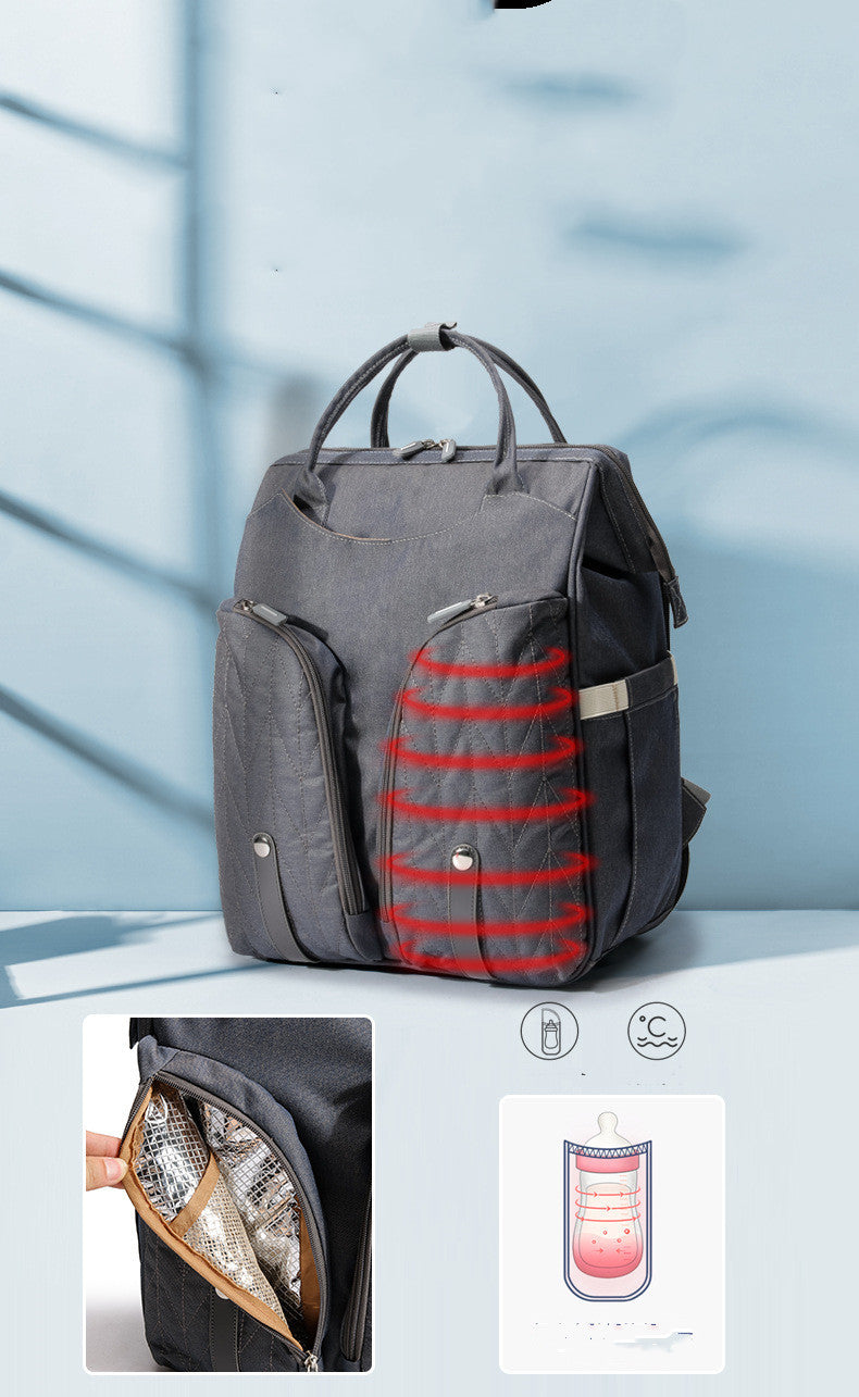 Portable 3-in-1 Diaper Bag with Changing Station - Change & Go -
