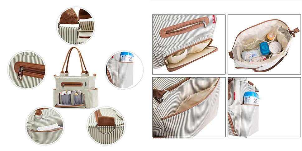 Deluxe Large Capacity Diaper Bag – Tote Bag Style Carry Everything You Need