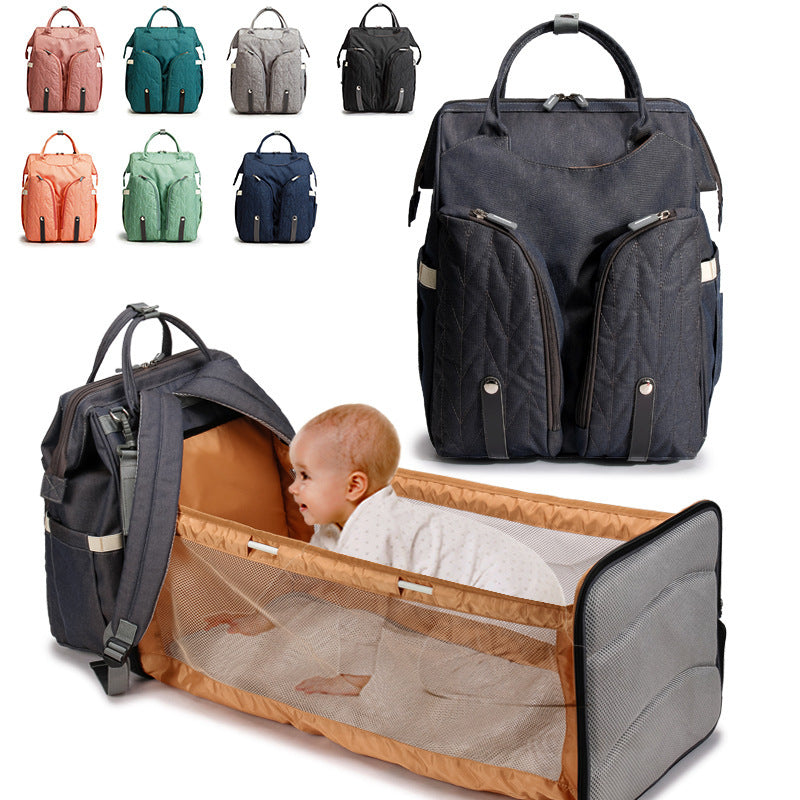 Portable 3-in-1 Diaper Bag with Changing Station - Change & Go -