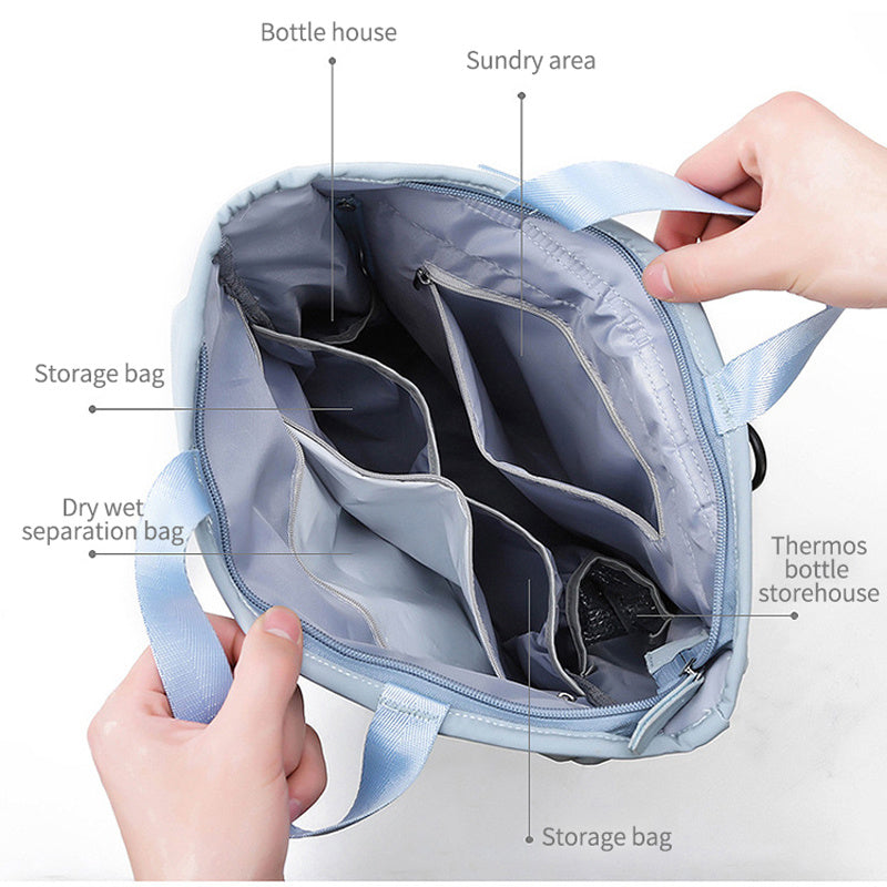 Large Capacity Waterproof Mommy Backpack – Multifunctional & Durable Diaper Bag