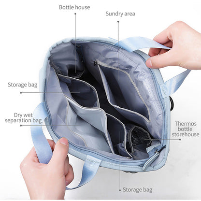 Large Capacity Waterproof Mommy Backpack – Multifunctional & Durable Diaper Bag
