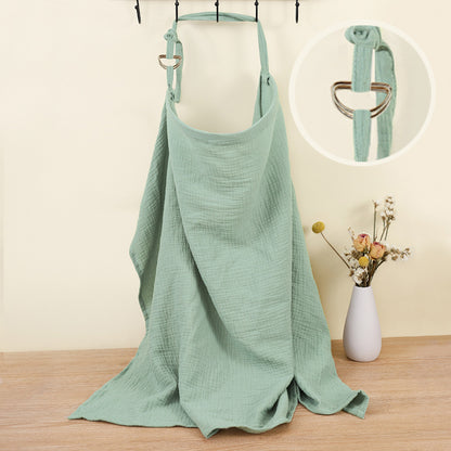Cotton Nursing Cover Blanket – Soft Privacy On-the-Go