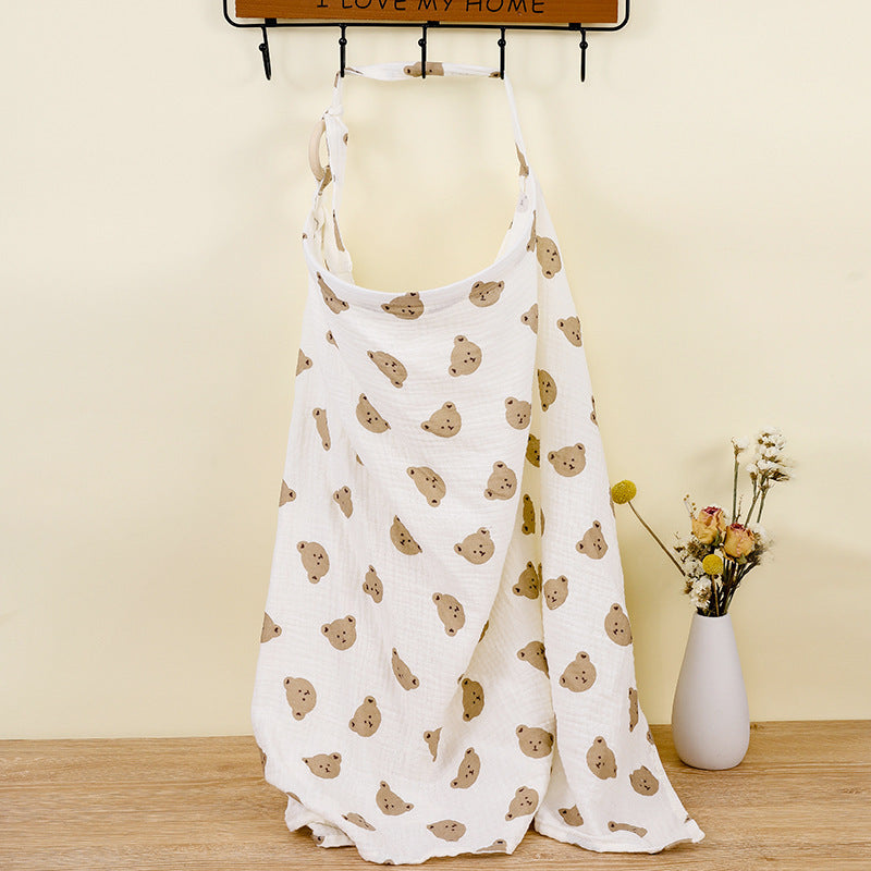 Cotton Nursing Cover Blanket – Soft Privacy On-the-Go