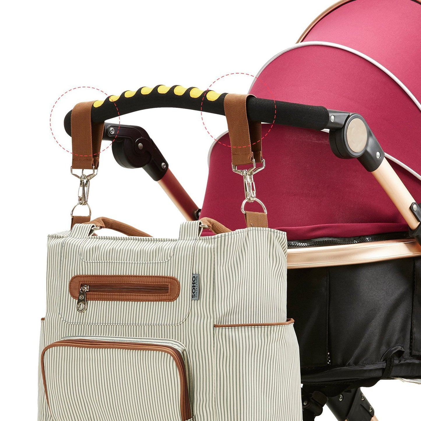 Deluxe Large Capacity Diaper Bag – Tote Bag Style Carry Everything You Need