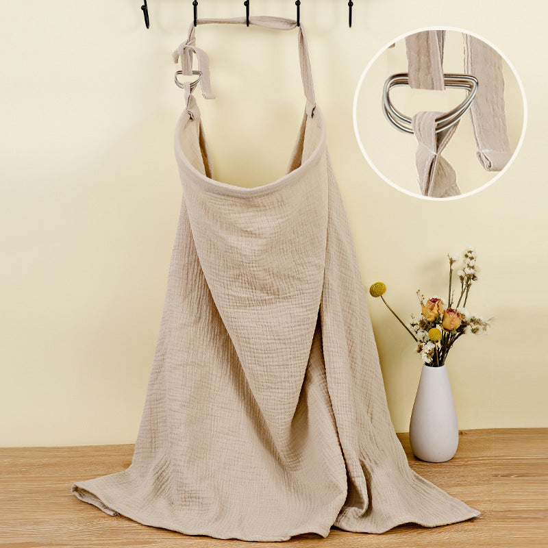 Cotton Nursing Cover Blanket – Soft Privacy On-the-Go
