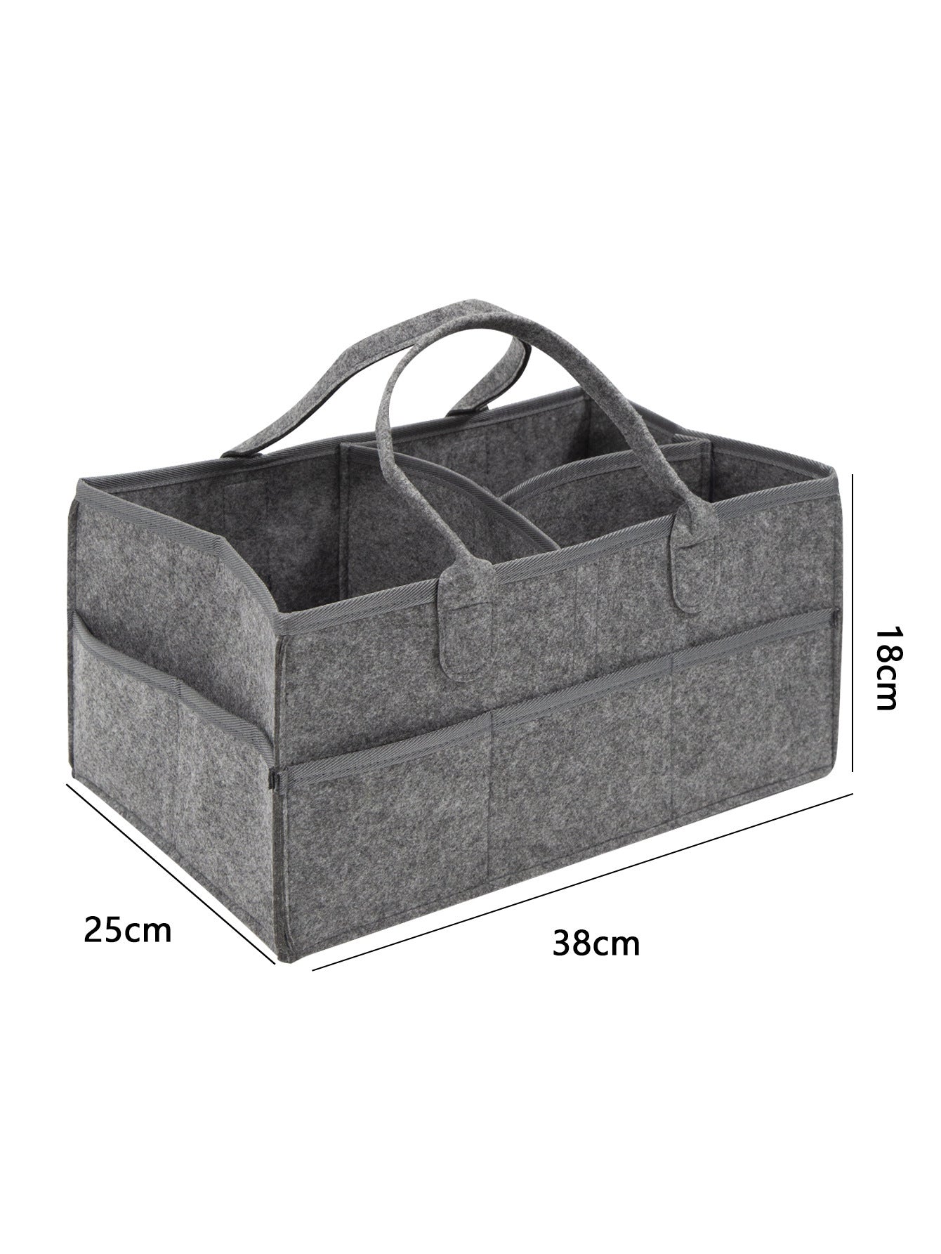 Fashion Minimalist Felt Diaper Organizer – Home or Car Storage