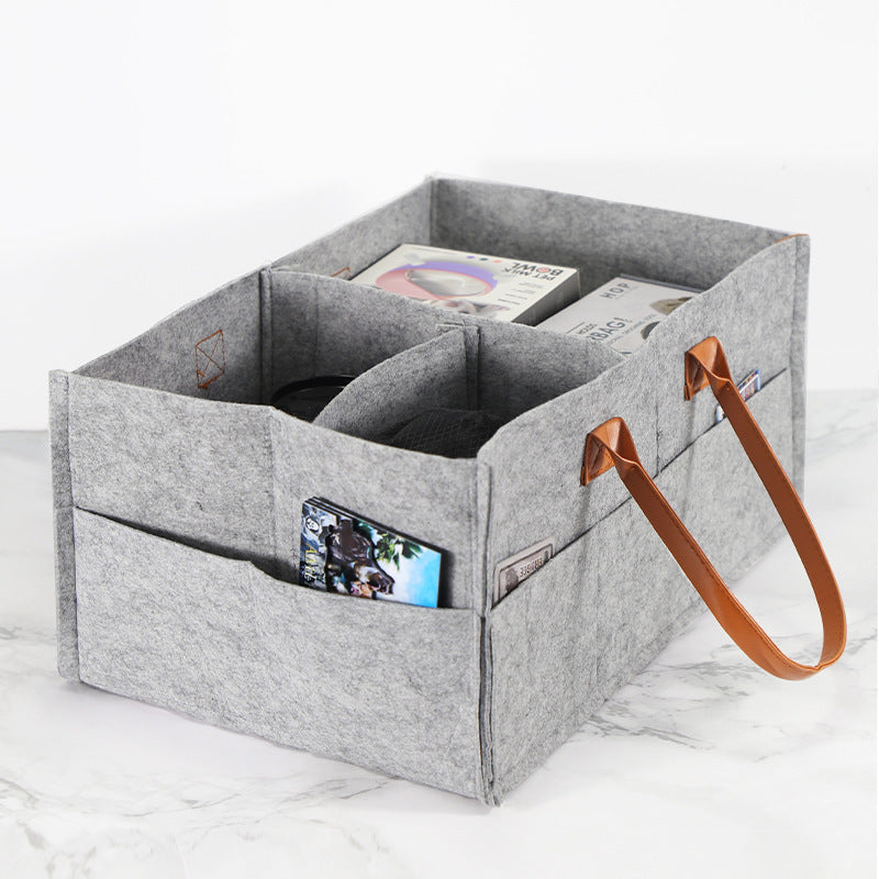 Fashion Minimalist Felt Diaper Organizer – Home or Car Storage