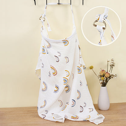 Cotton Nursing Cover Blanket – Soft Privacy On-the-Go