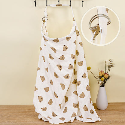 Cotton Nursing Cover Blanket – Soft Privacy On-the-Go