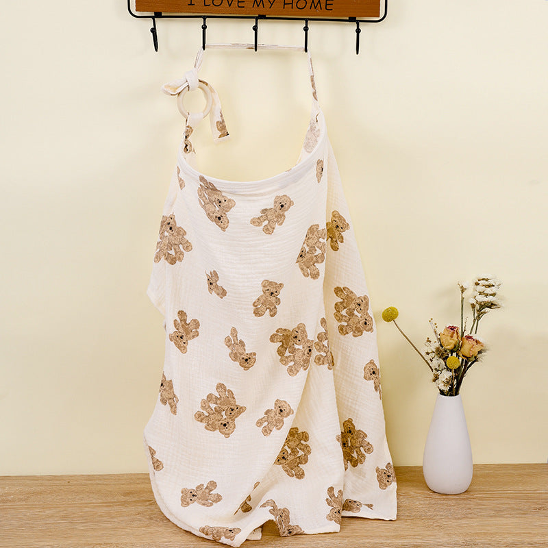 Cotton Nursing Cover Blanket – Soft Privacy On-the-Go