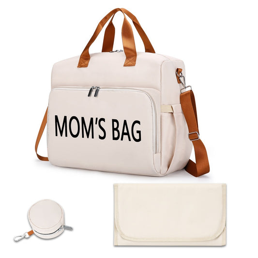 Three-in-One Insulated Mommy Bag – Large Capacity Multifunctional Baby Diaper Tote