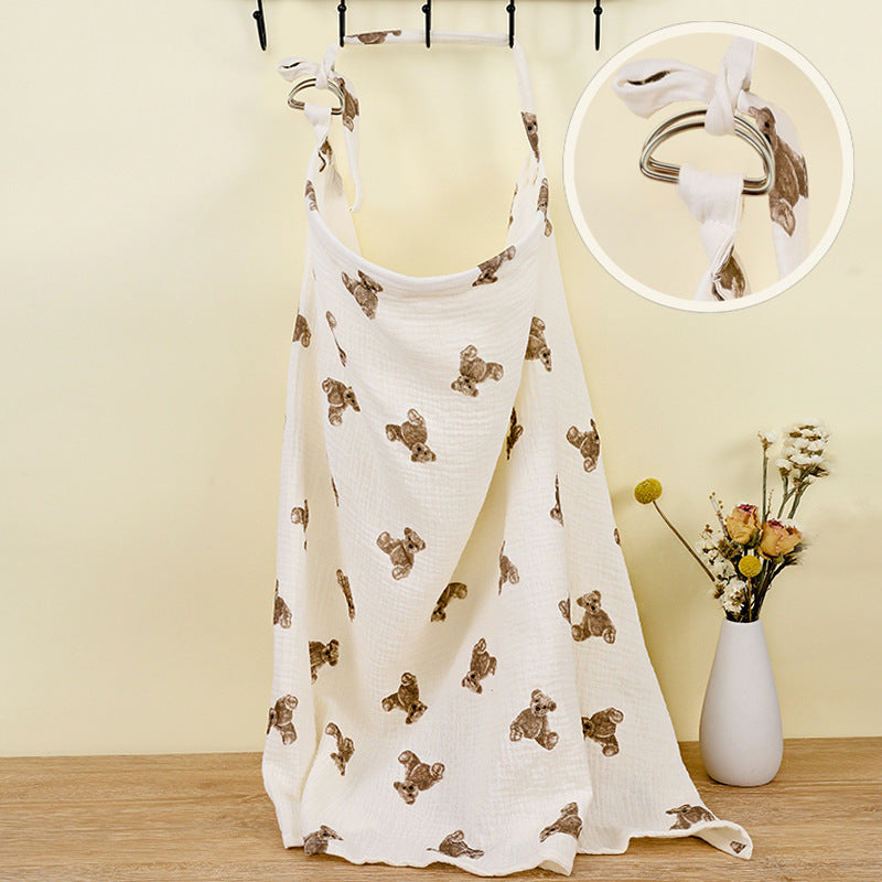 Cotton Nursing Cover Blanket – Soft Privacy On-the-Go
