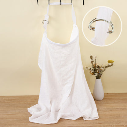Cotton Nursing Cover Blanket – Soft Privacy On-the-Go