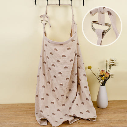 Cotton Nursing Cover Blanket – Soft Privacy On-the-Go